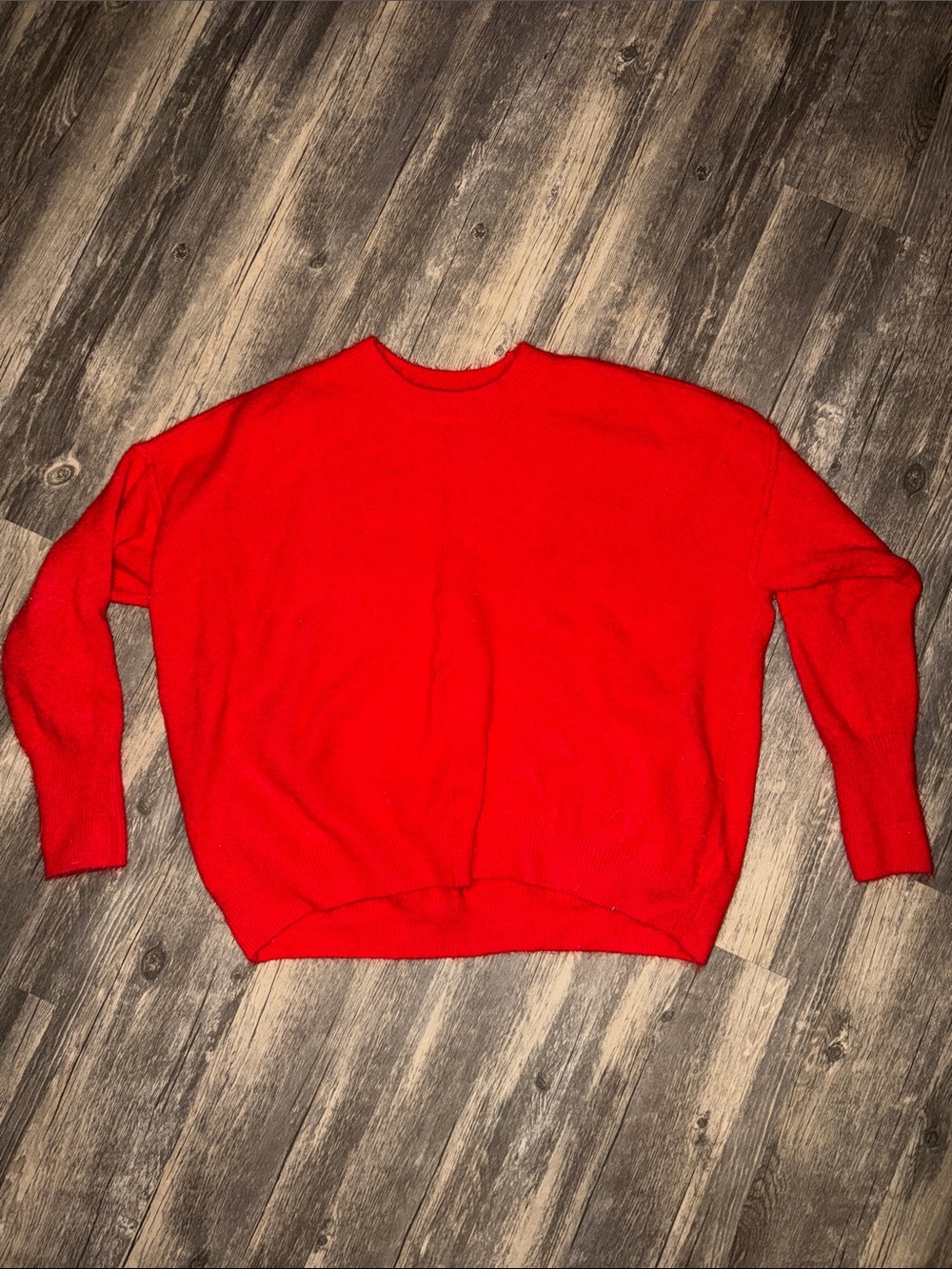 Women’s Classic Red Crewneck Sweater